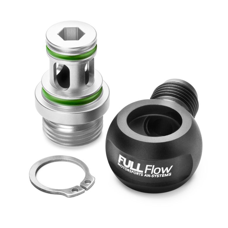 AN6 (ORB) Banjo med swivel, Fullflödes - 2