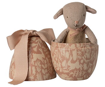 Easter egg with micro lamb Small Powder