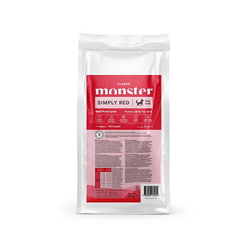 Monster Dog Classic Simply Red Beef, Pork & Lamb 2 kg
