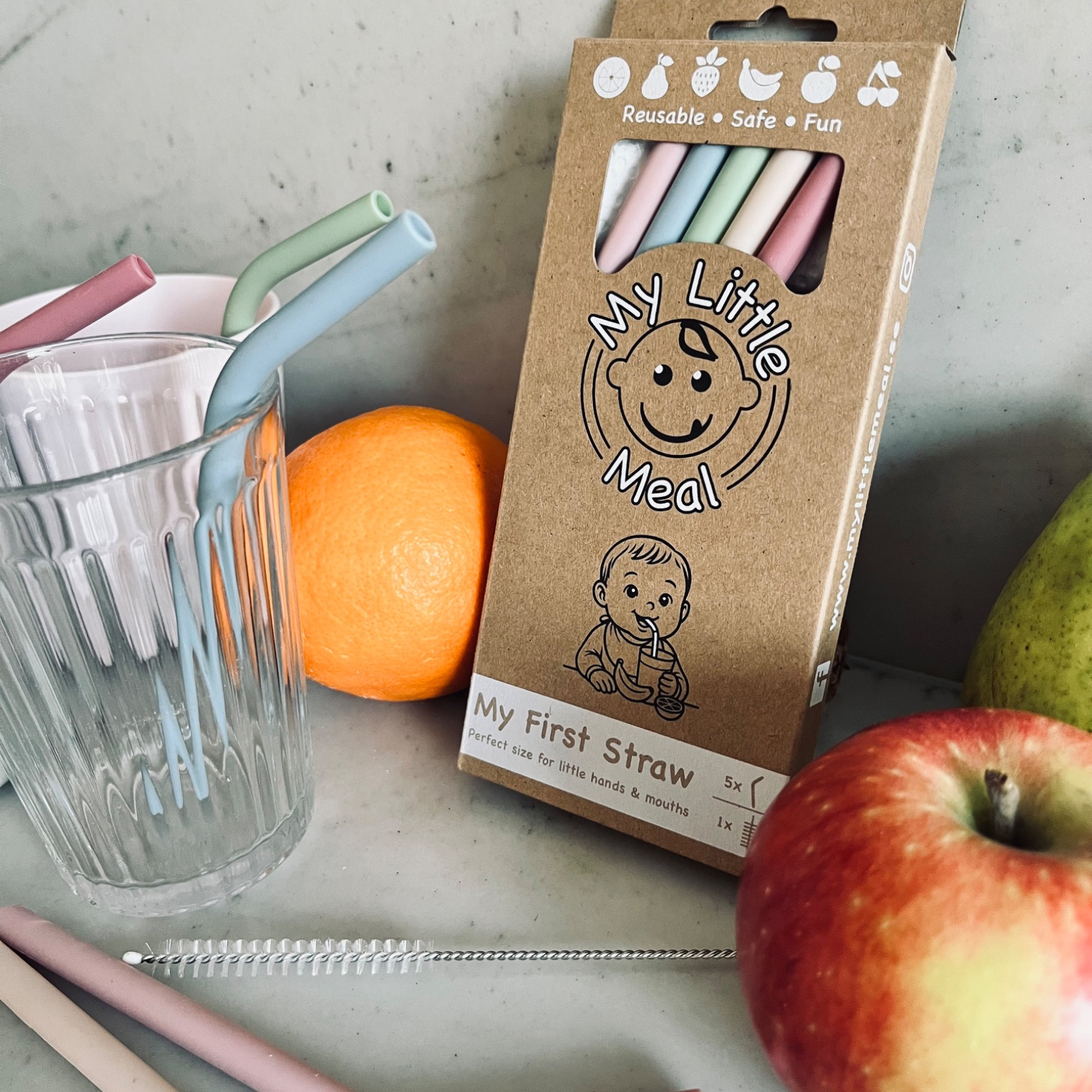 MyLittleMeal My First Straw 5 st - 6