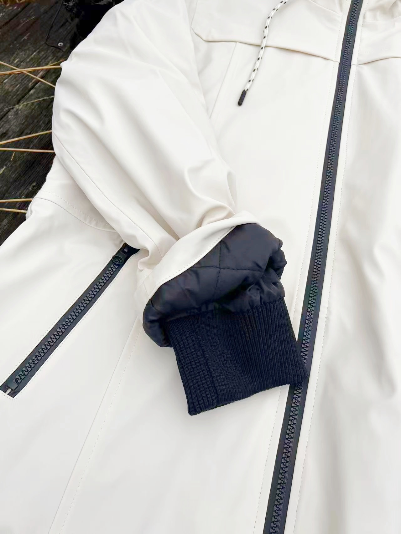 FREEQUENT Rain Jacket White - 5