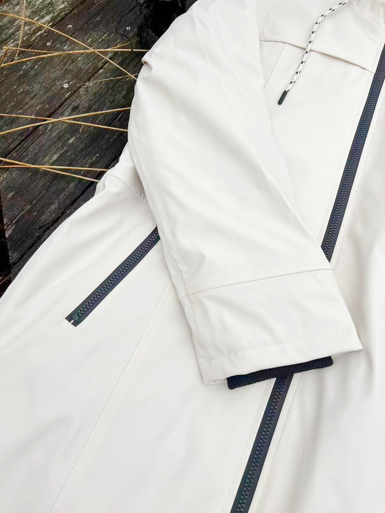 FREEQUENT Rain Jacket White - 4