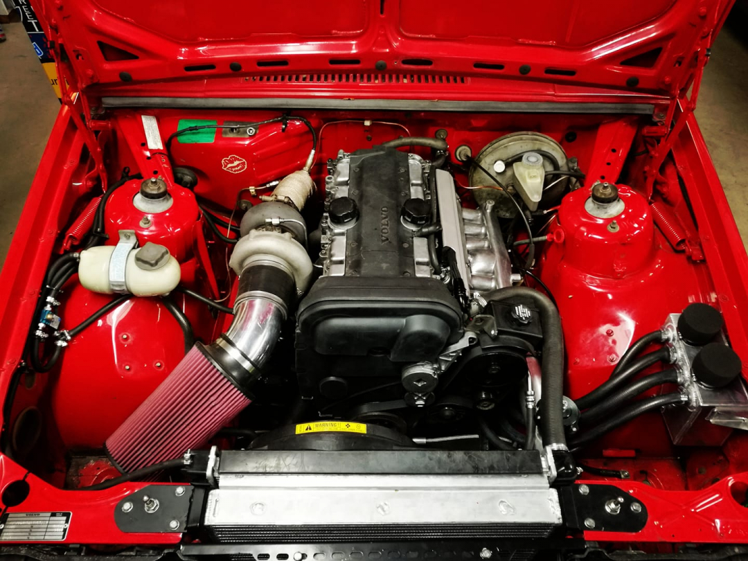 Motorfästen för 5/6-cyl Vitmotor i 740/940 960-Lutning - 2