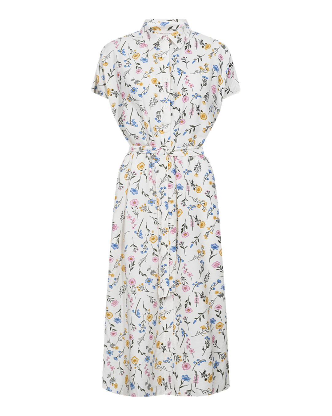 Skjortklänning Molli småblommig rosa/blå - 4