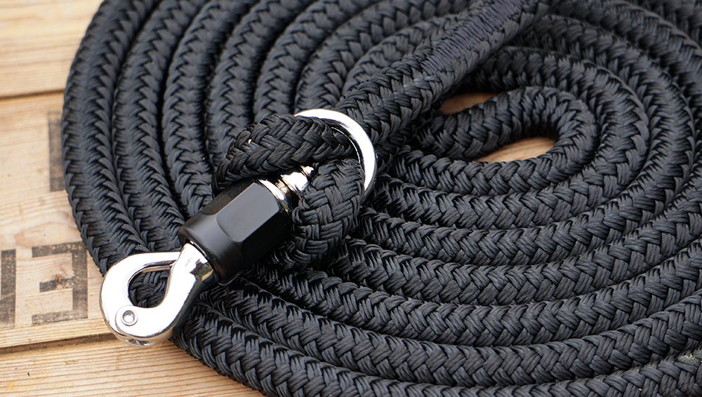 Opux® Horsemanship Rope PRO, black, 4,5 m - 4