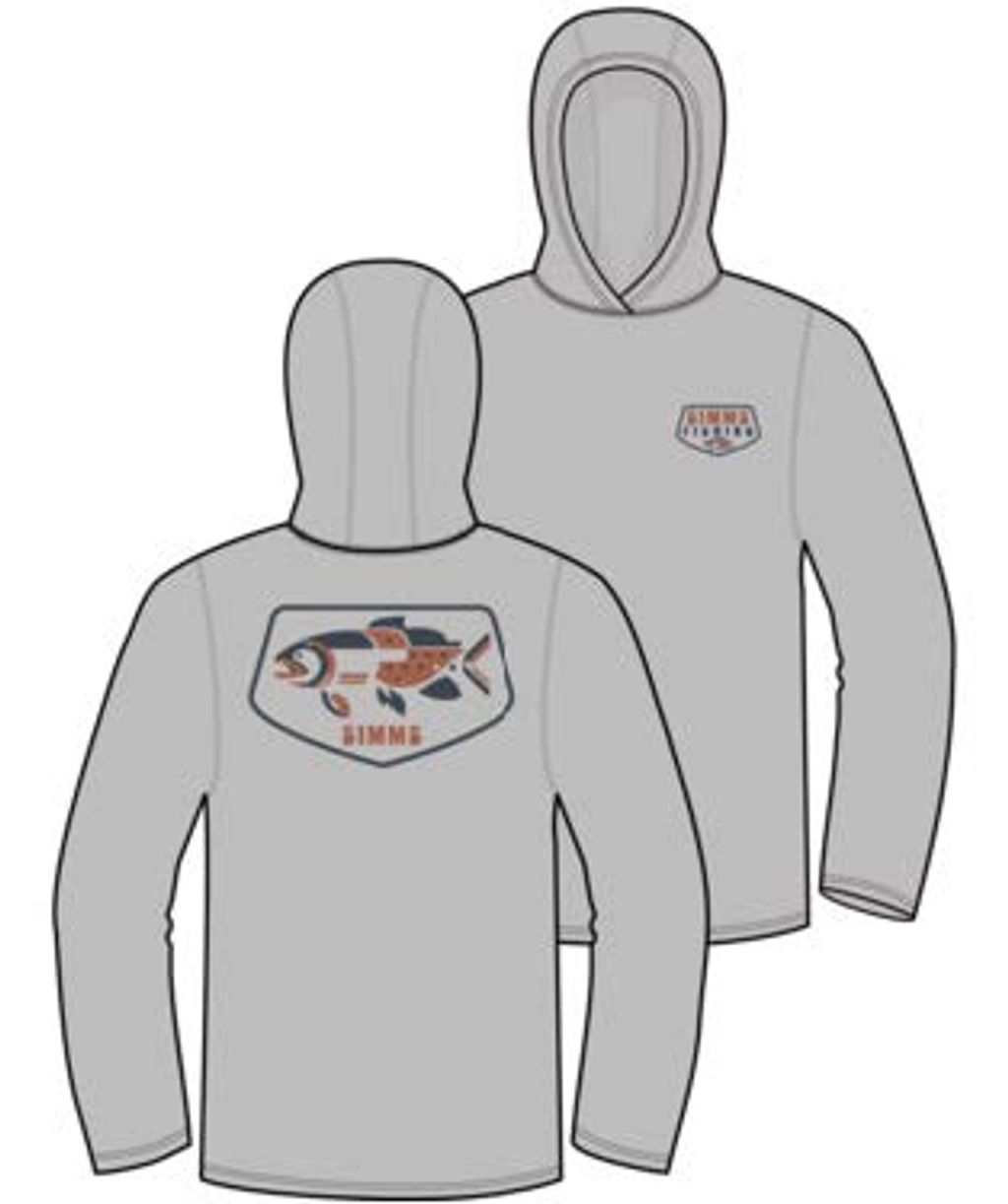 Simms Tech Hoody Overcast Abstract Bass - 2