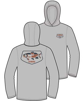 Simms Tech Hoody Overcast Abstract Bass