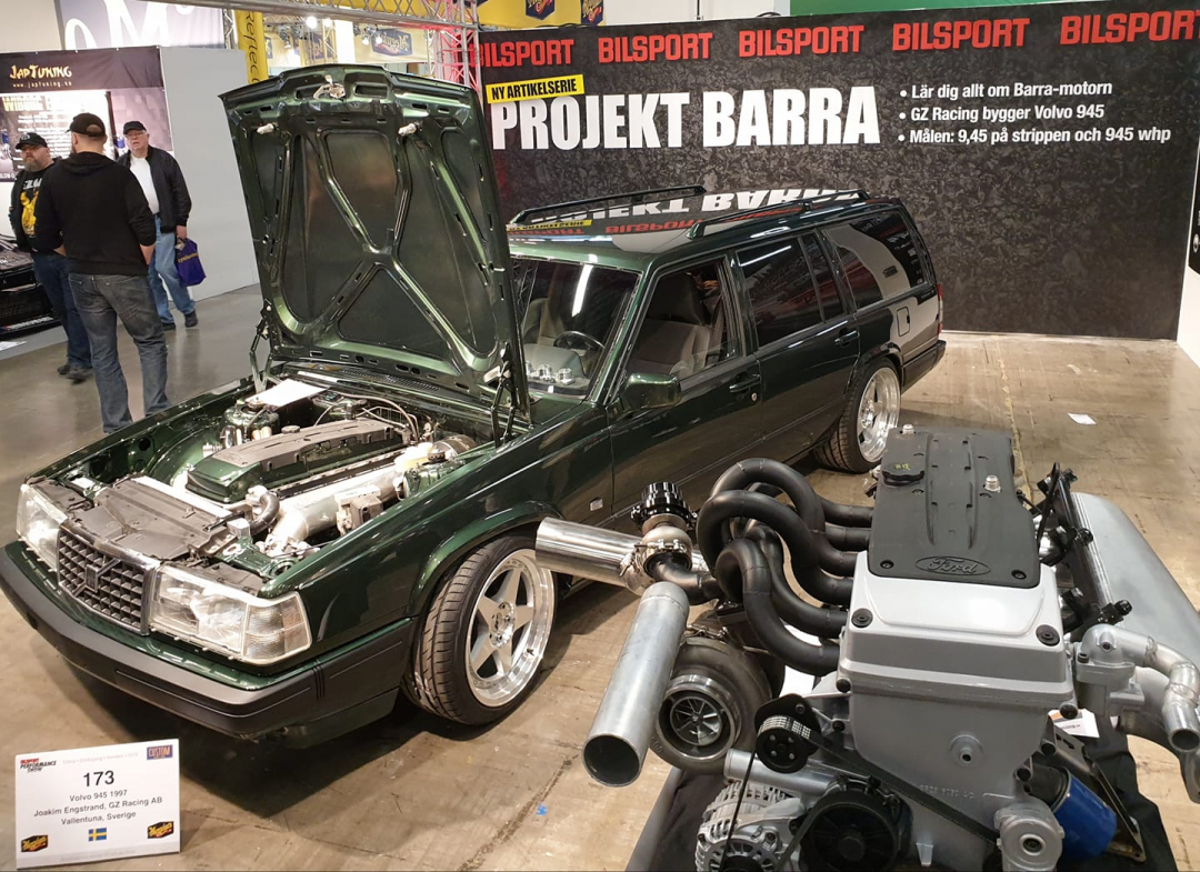Motorfästen Ford Barra i 740/940 - 5