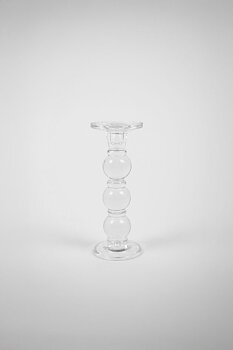OLSSON & JENSEN Ljusstake Siro i glas 23,5 cm hög