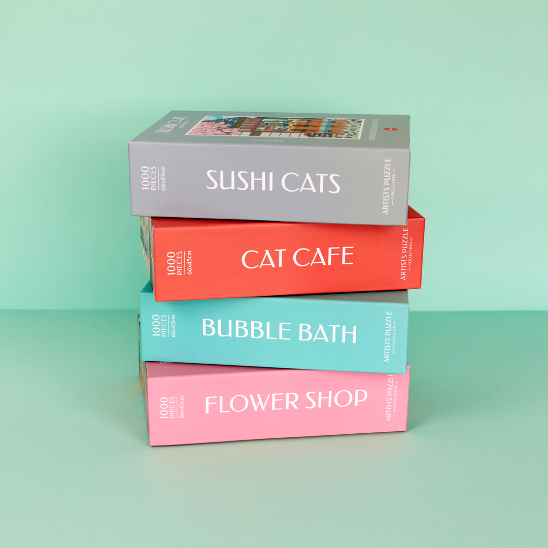 Pussel Sushi Cats 1000 bitar - 4