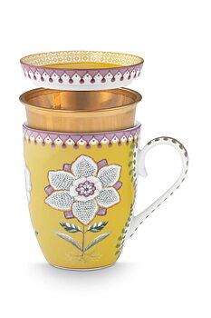  Pip Studio Tea for One Lilly & Lotus Gul