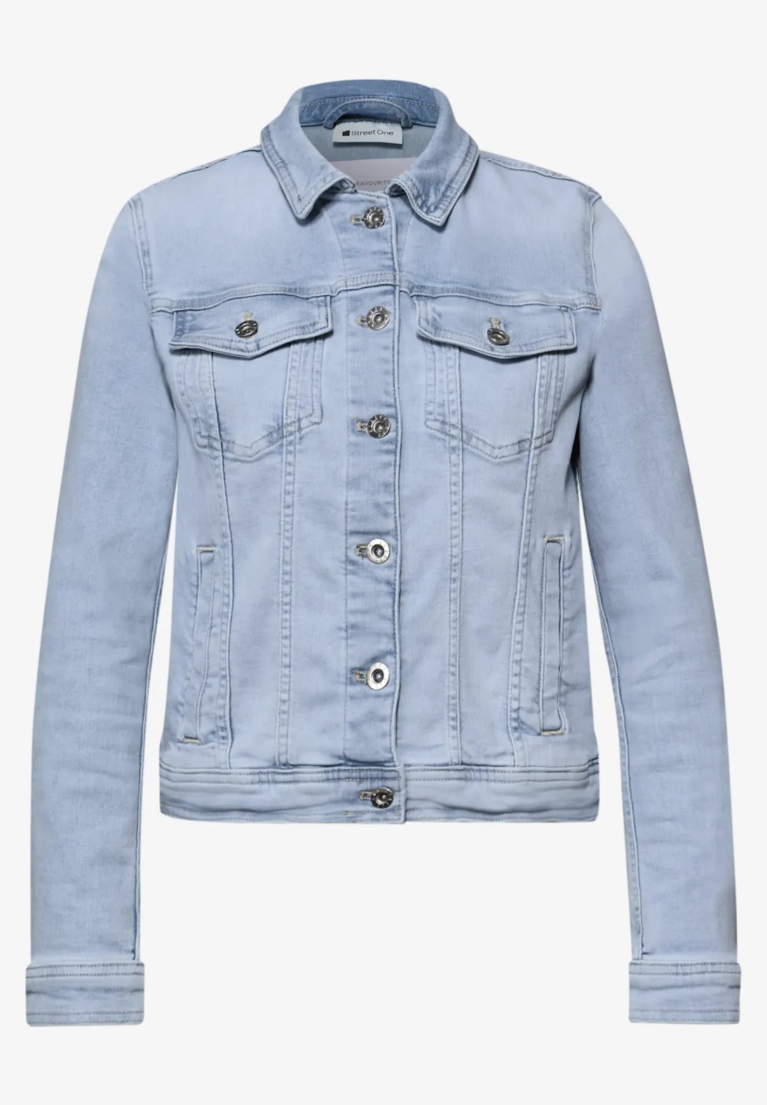 QR Style Jacket Light Blue Wash - Light Blue - Street One - 6