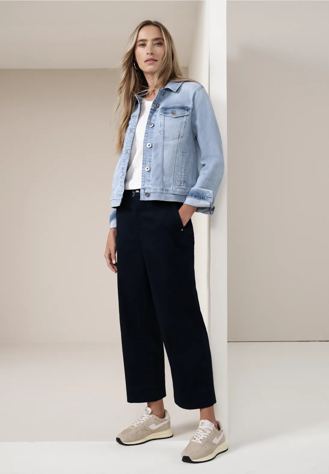 QR Style Jacket Light Blue Wash - Light Blue - Street One - 5