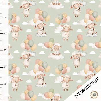 SHEEP WITH BALLOONS