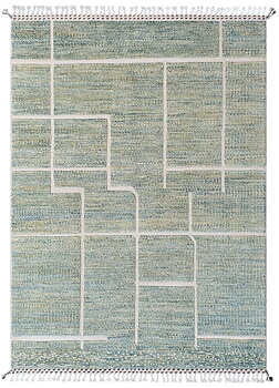 Maroccan Style Grön/Blå 174x244cm