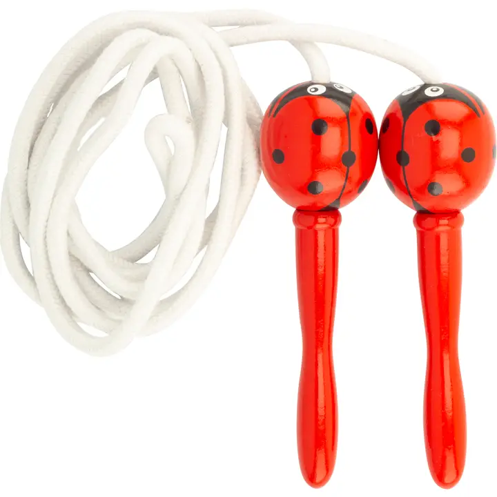 Hopprep med trähandtag från Ulysse Couleurs d'Enfance - nyckelpiga
