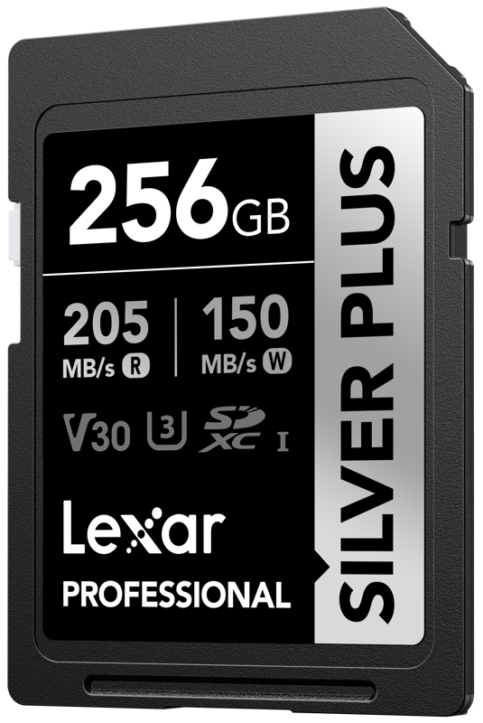 Lexar  SDXC Professional SILVER Plus 1066x UHS-I/U3/A2/4K R205/W150 (V30) 256GB