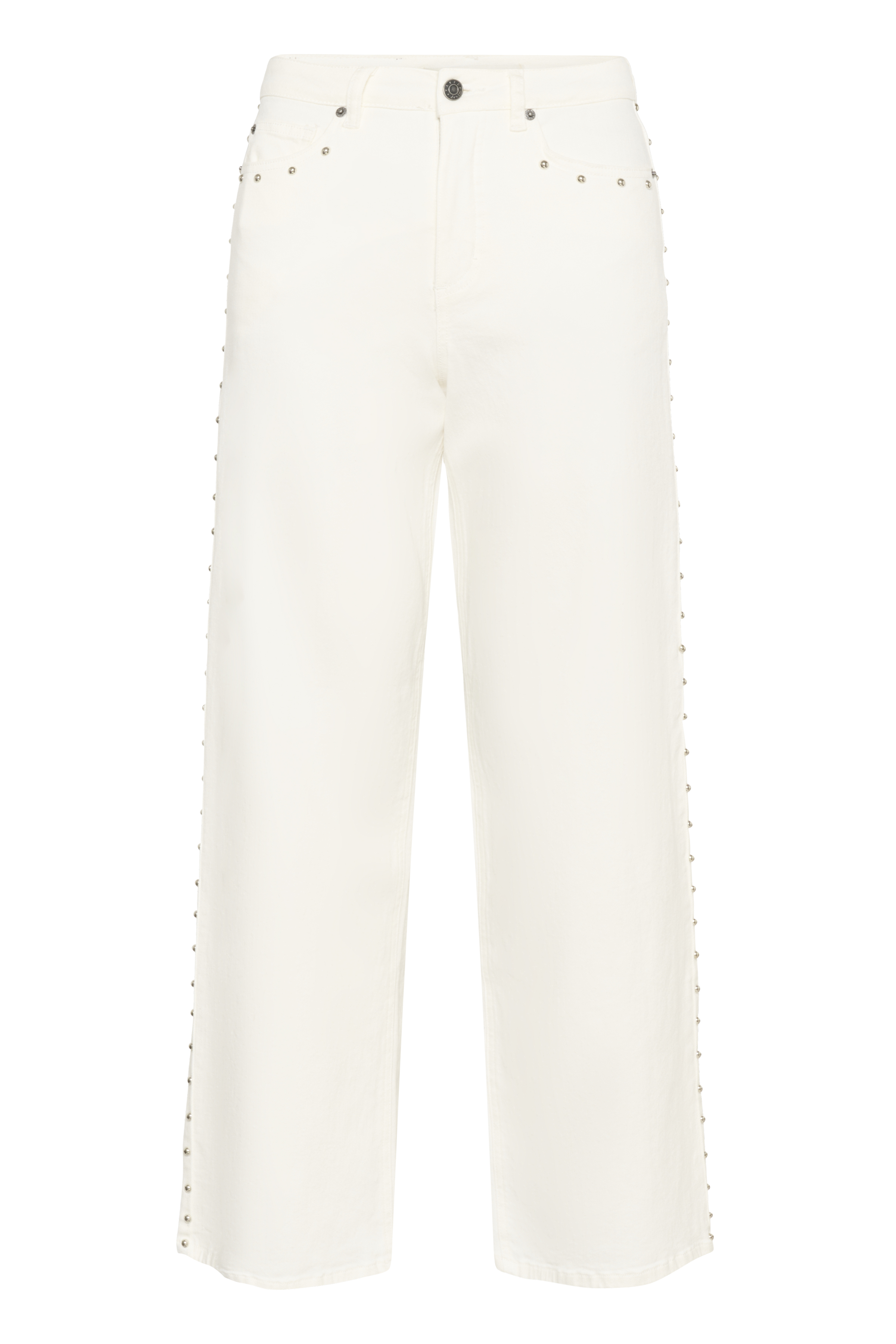 KAjuno jeans Chalk  Vita jeans med nitar - 5