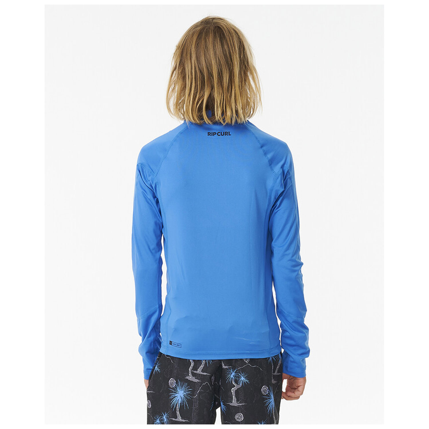 Rip Curl rashguard jr Waves UPF L/S blue gum - 3