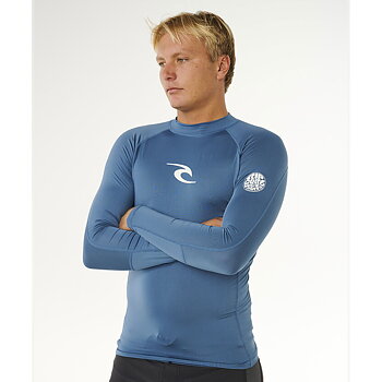 Rip Curl rashguard waves upf perf l/s bluefin