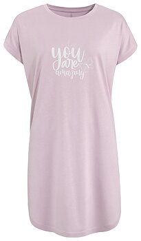 Rosalila nattlinne i bambu, S/M eller L/XL
