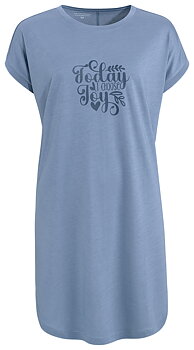 Ljusblått nattlinne i bambu, S/M eller L/XL