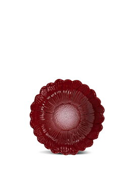 Sagaform Dagny djupt fat litet, diameter 20 cm, vinröd