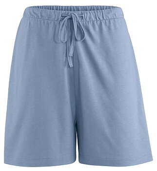 Blå pyjamasshorts i bambu