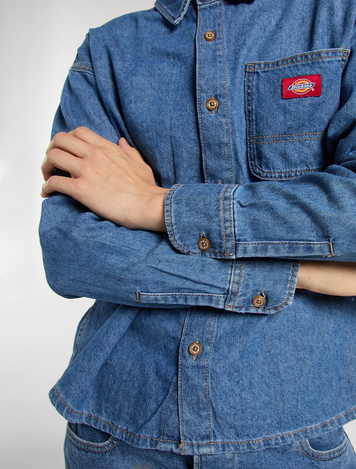 Tunn jeansskjorta från Dickies  - 7