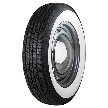 165/80 R15 87R | 2½" | 64mm | Kontio WhitePaw Classic Whitewall 