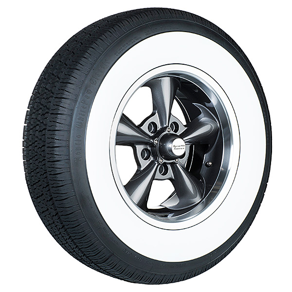 235/75 R15 108R | 3¼" | 83mm | Kontio WhitePaw Classic Whitewall  - 2