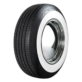 215/75 R15 100R | 2¾" | 70mm | Kontio WhitePaw Classic Whitewall