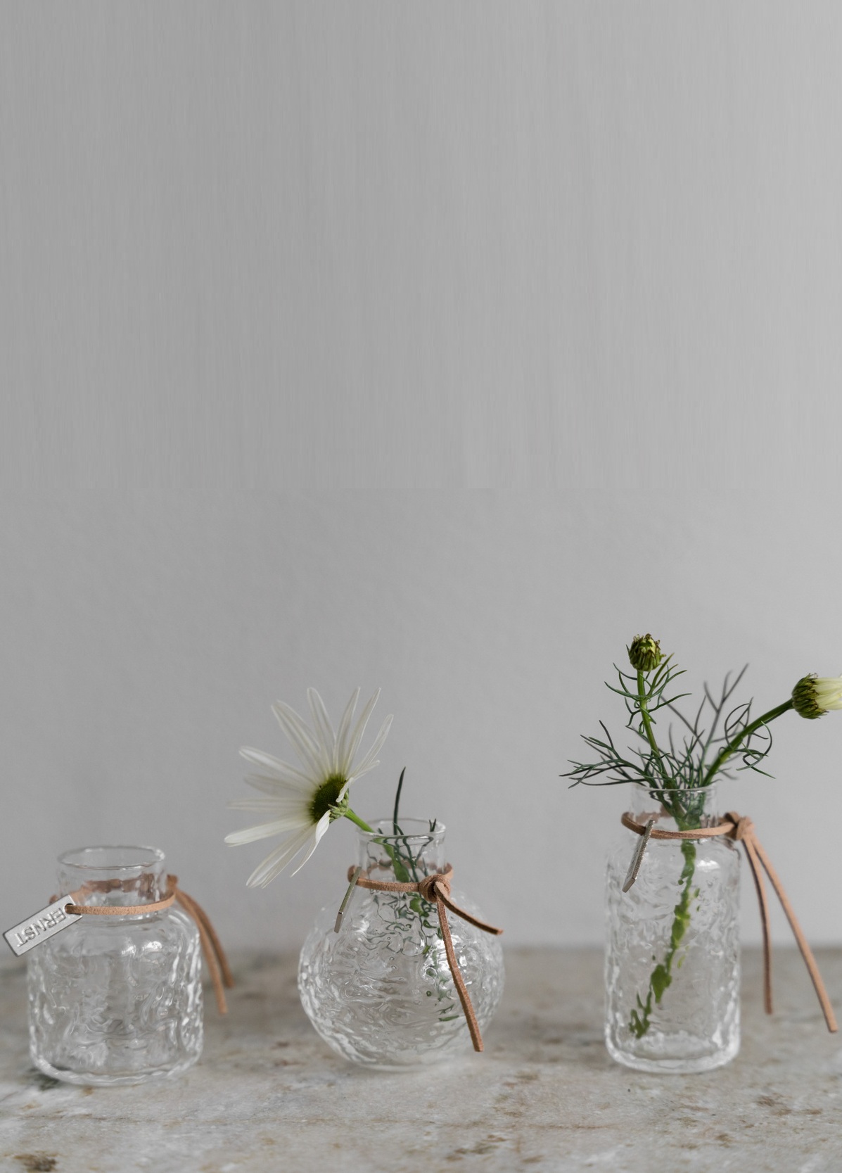 ERNST Glass vases, 3-pack – Gift box