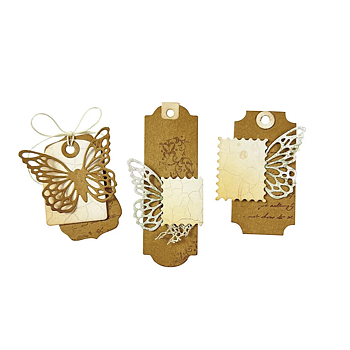 Quiet Days A6 Cutting Dies Tags and Wings 