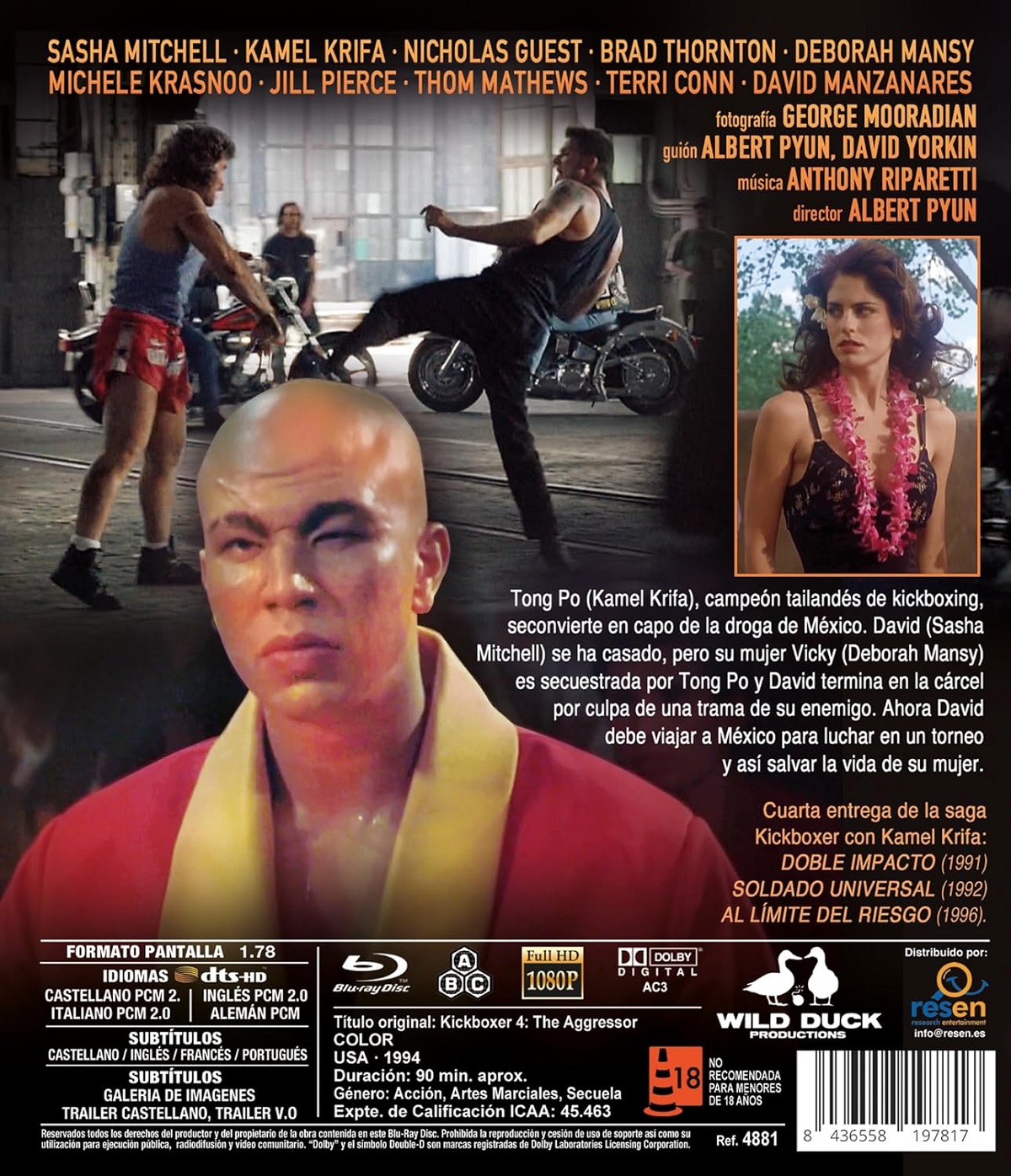 Kickboxer 4: The Aggressor (ej svensk text) (Blu-ray) - 2