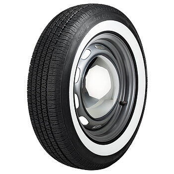 165/80 R15 87T | 1½" | 40mm | Kontio WhitePaw Classic Whitewall