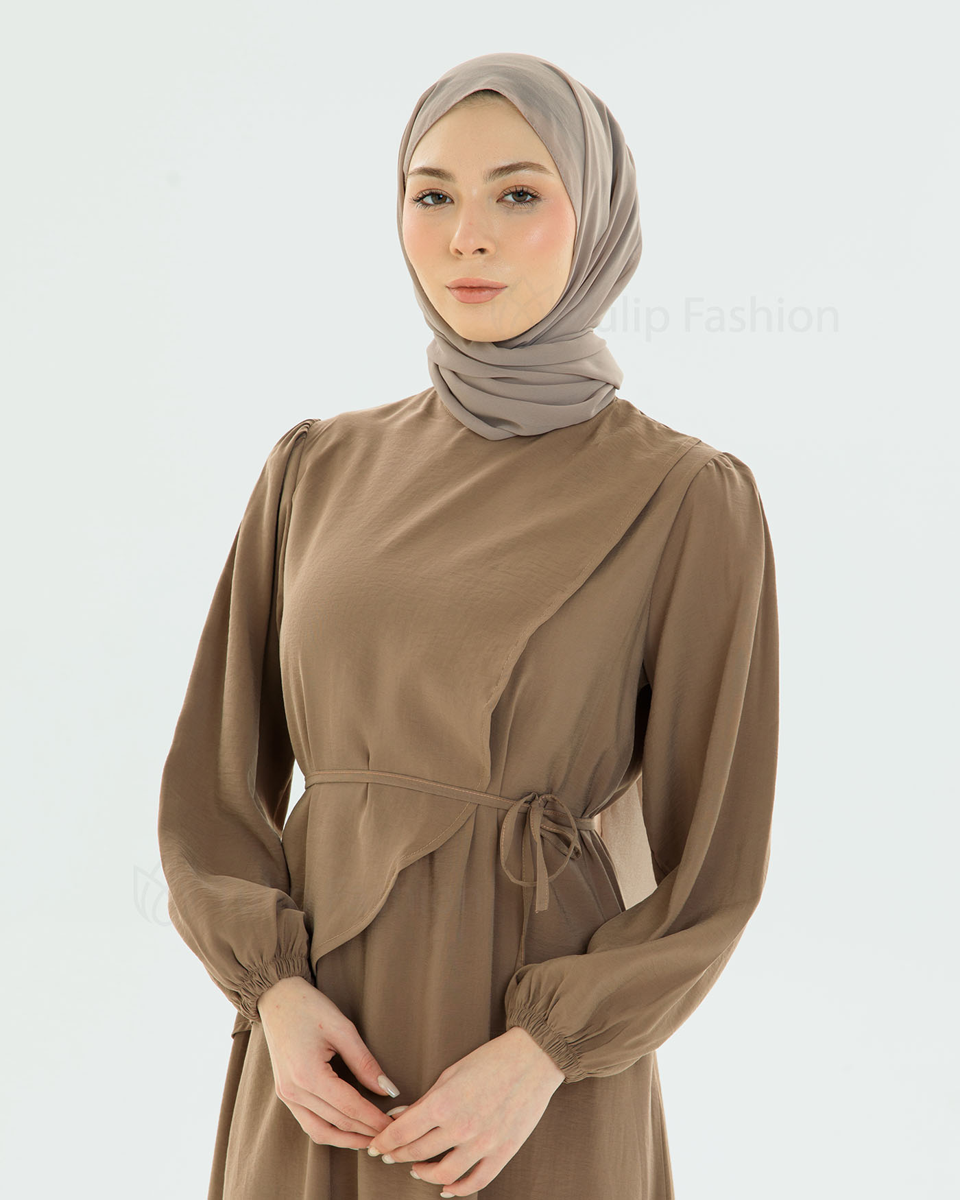Maxi dress - Beige - 6