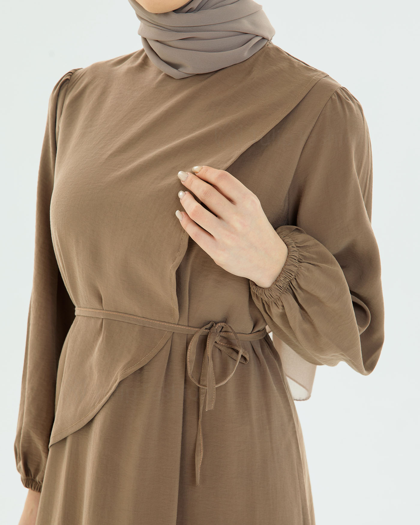 Maxi dress - Beige - 7
