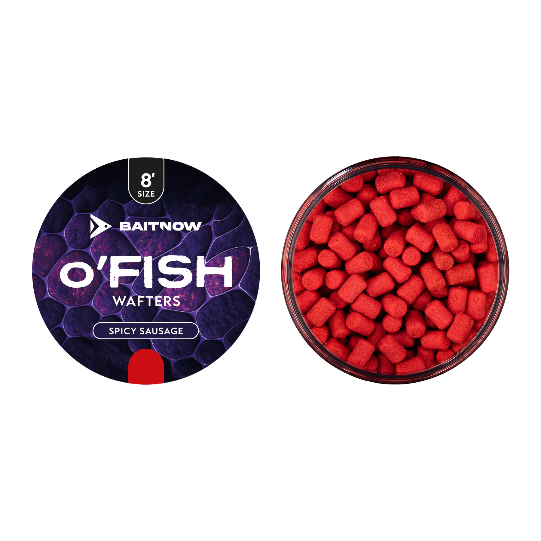 Mikados O'fish Wafters är smaksatta krokbeten för mete efter karp och vitfisk