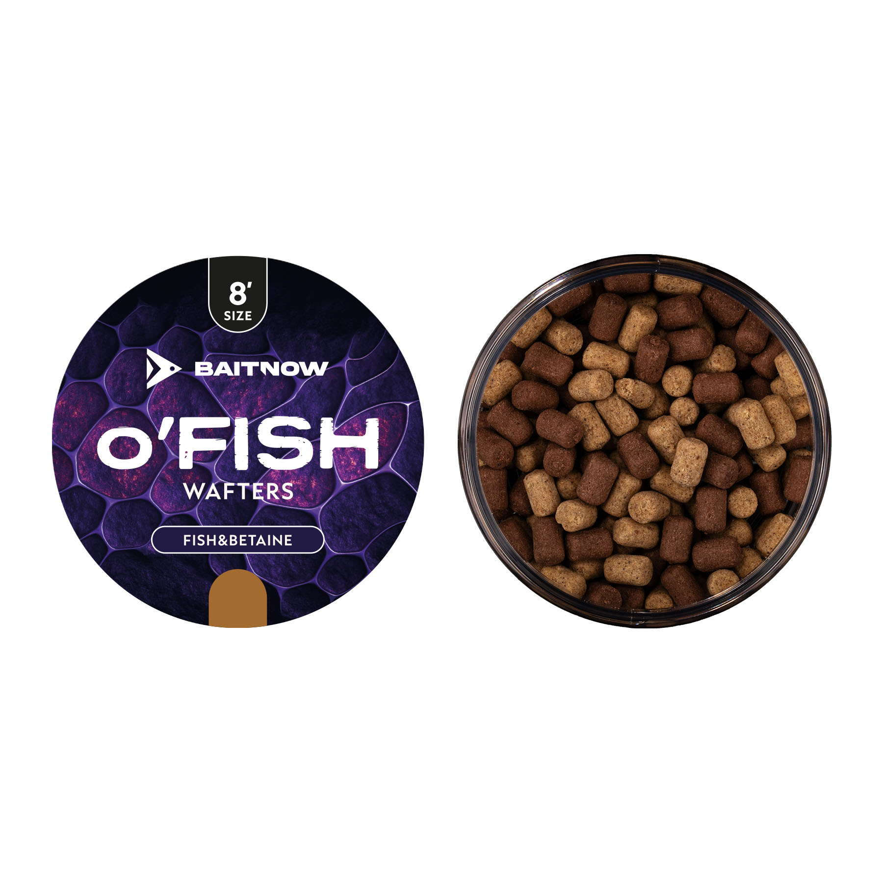 Mikados O'fish Wafters är smaksatta krokbeten för mete efter karp och vitfisk