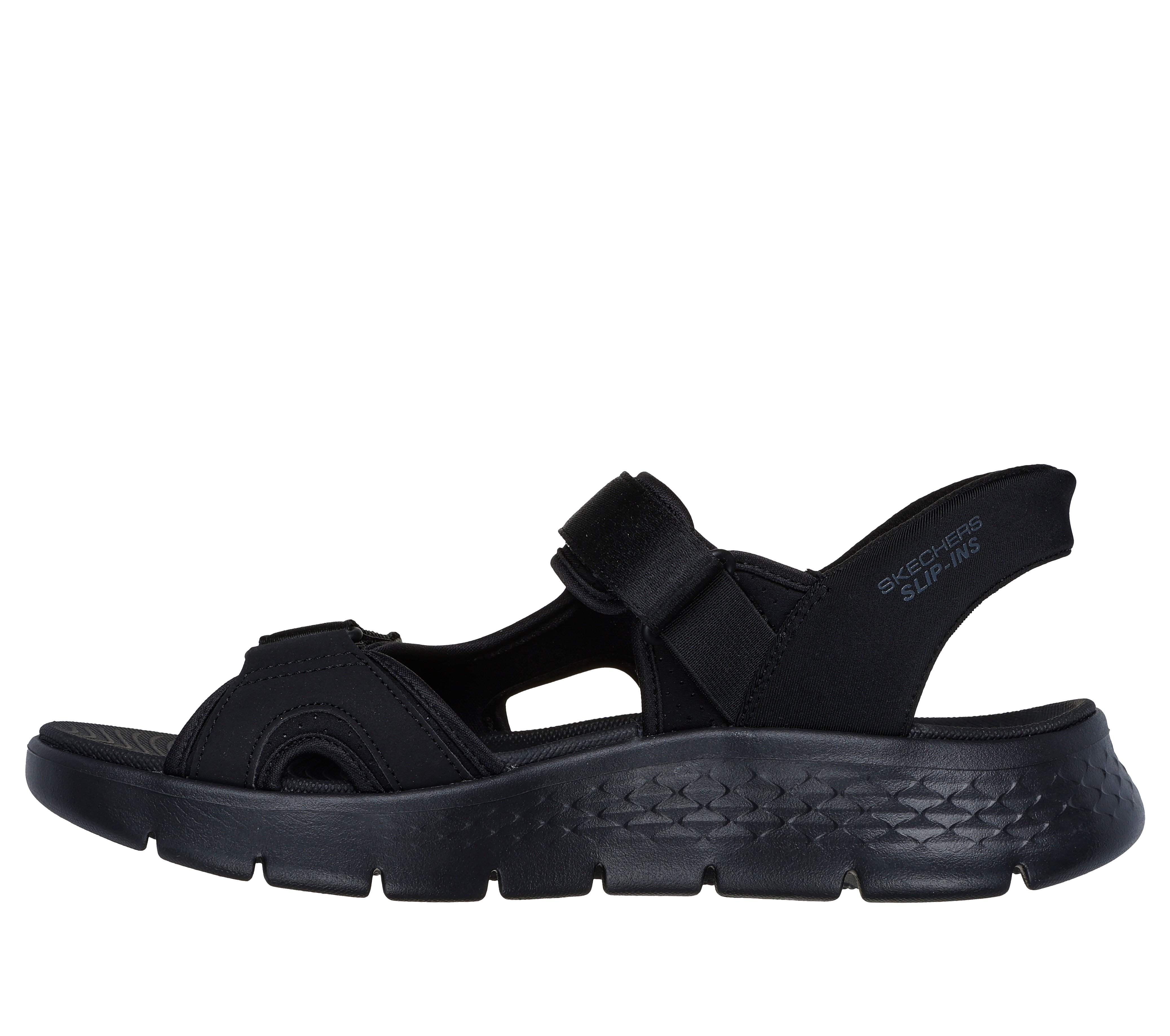 Skechers M Slip-ins: GO WALK Flex Sandal - Easy Entry - Black - 2