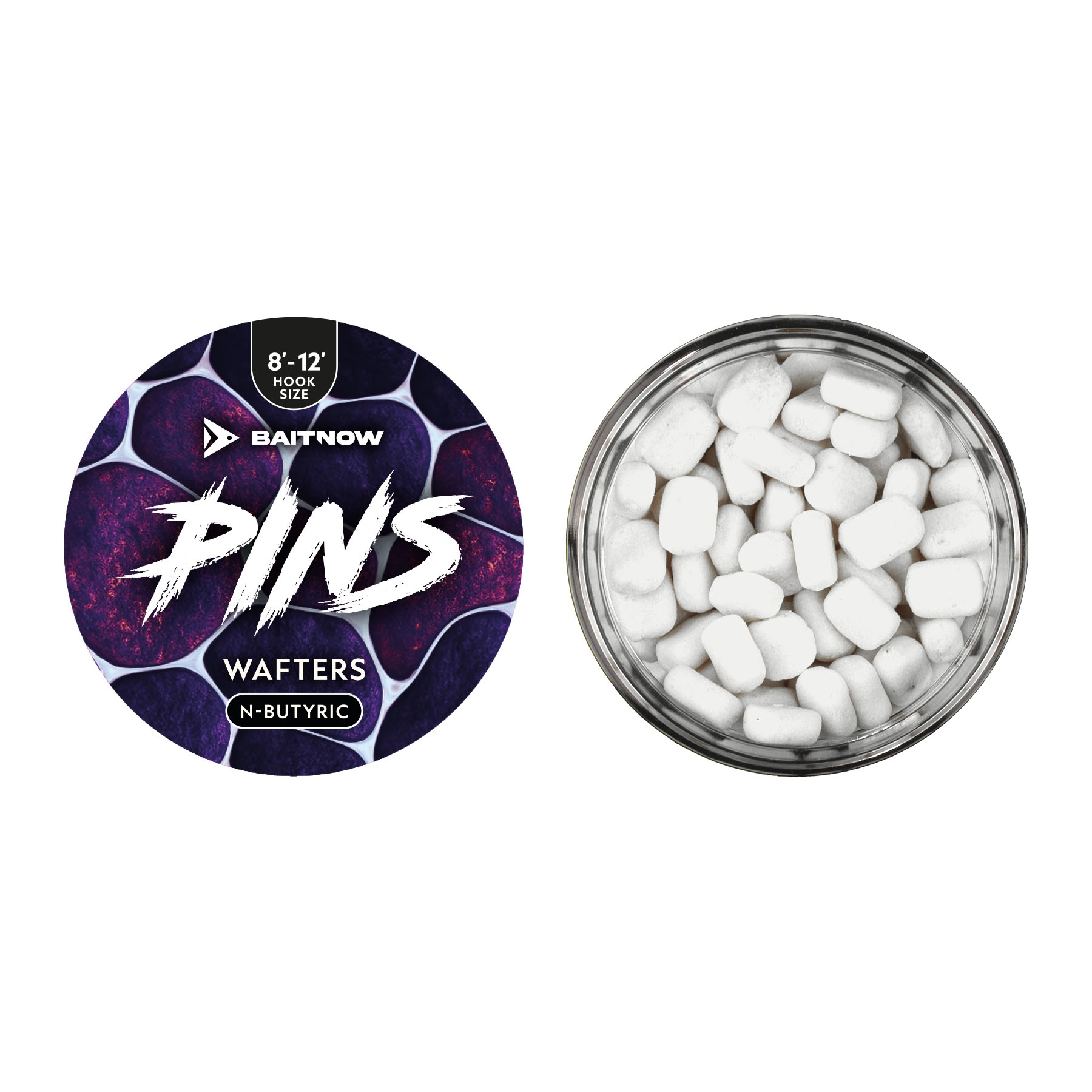 Mikados Pins Wafters är smaksatta krokbeten för mete efter karp och vitfisk