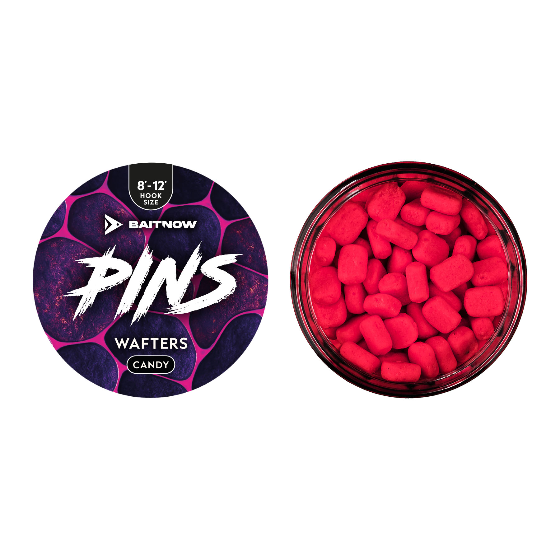 Mikados Pins Wafters är smaksatta krokbeten för mete efter karp och vitfisk