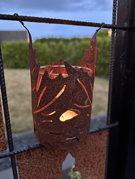 Ljuslykta Lönn Med Värmeljusglas - För Armeringsnät