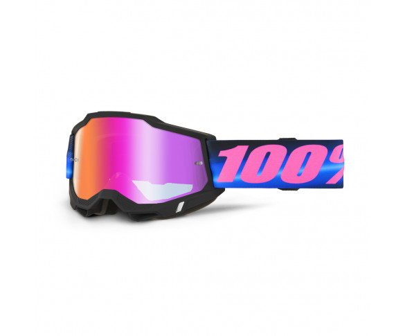 100%, ACCURI 2 Glasögon Superdome - Dark Red Mirror Lens, VUXEN