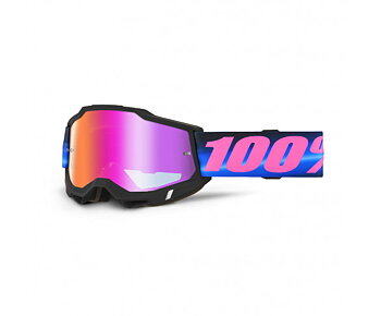100%, ACCURI 2 Glasögon Superdome - Dark Red Mirror Lens, VUXEN