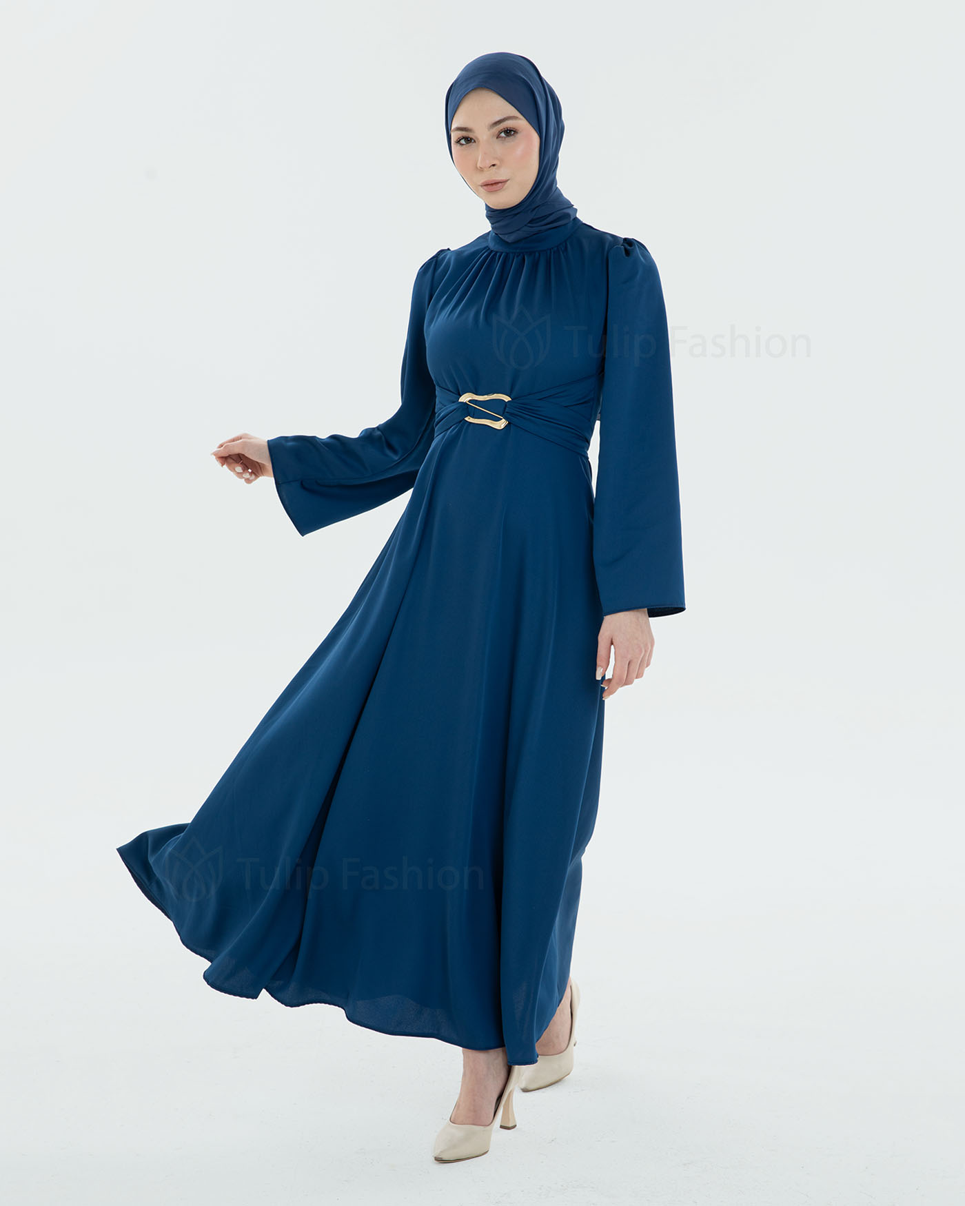 Party Dress - Blue - 2