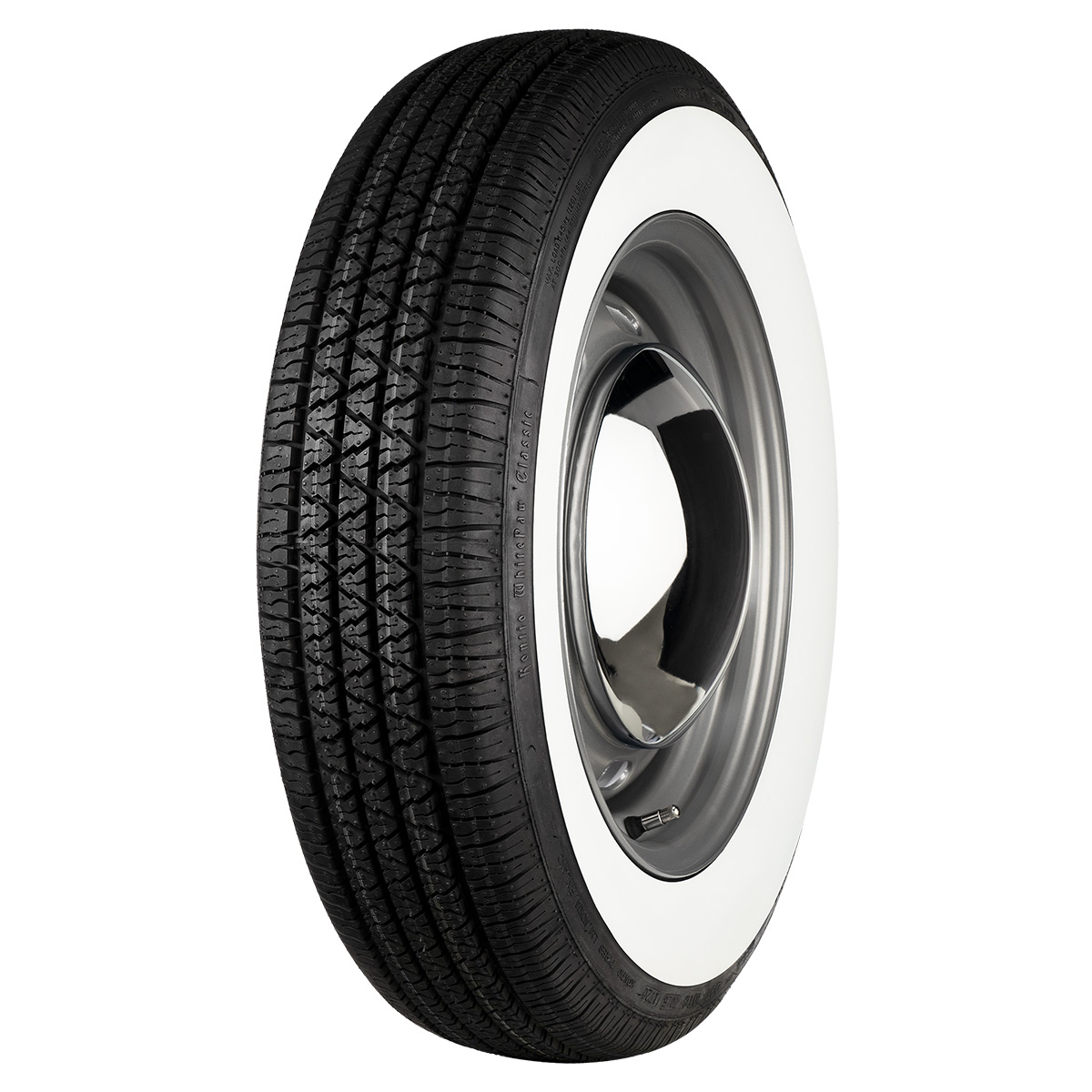 155/80 R15 83S | 2⅛" | 55mm | Kontio WhitePaw Classic Whitewall - 2