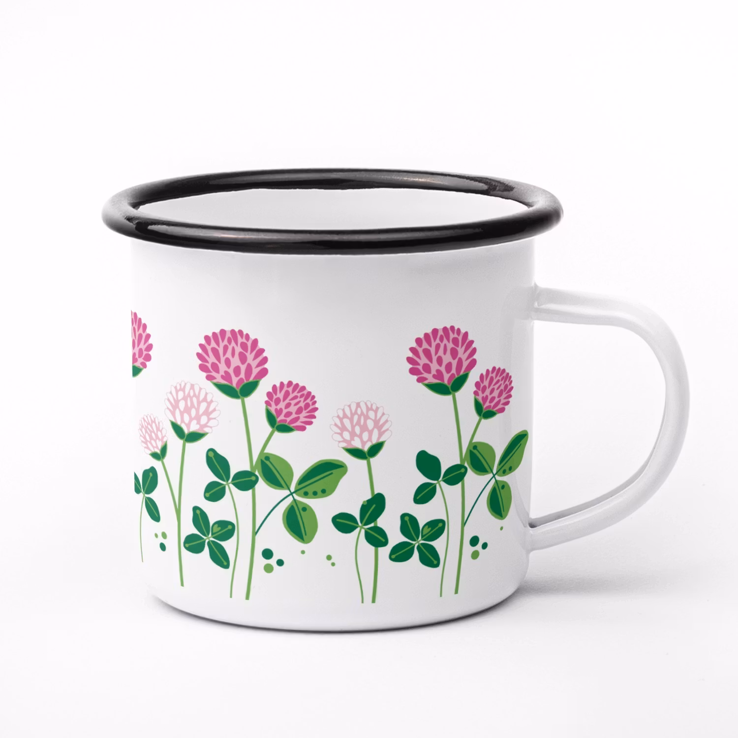 Designmugg Rödklöver