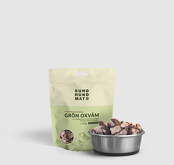 Sund Hundmat Grön OXVÅM 60g